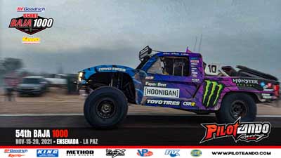 54th SCORE Baja 1000 2021 - Baja Sur