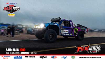 54th SCORE Baja 1000 2021 - Baja Sur